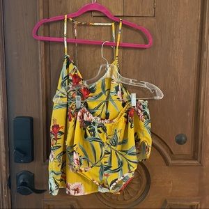 Maison du soir Adorable tropical two piece sleep set